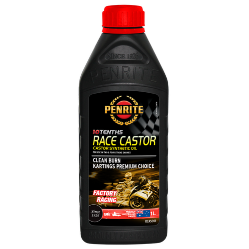 Penrite 10-tenths 2 Stroke Racing Castor Engine Oil  1l 20w40 RCAS001 