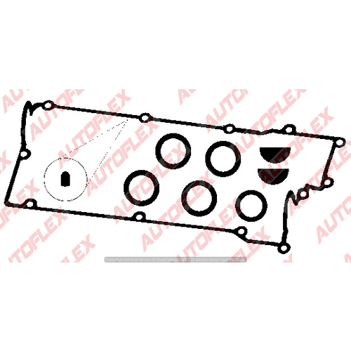 Rocker/Valve Cover Gasket Kit (1) RCG038K RCG038K