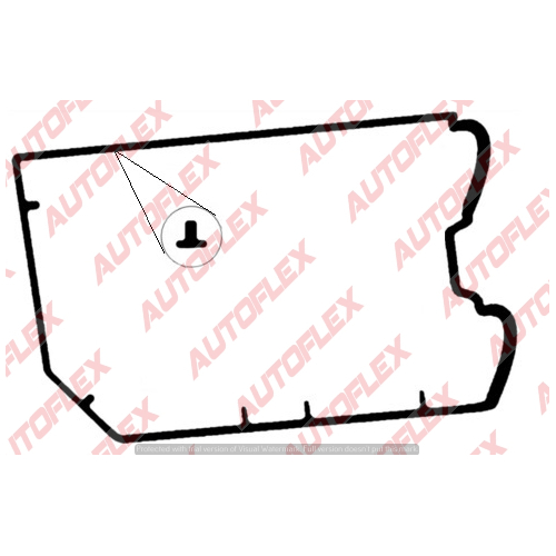 RH Rocker/Valve Cover Gasket (r/h) RCG612P RCG612