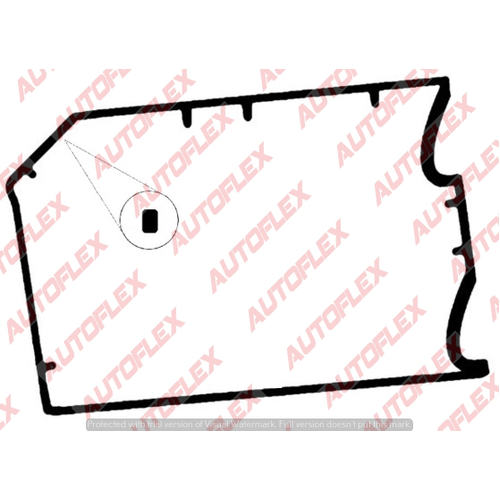 LH Rocker/Valve Cover Gasket (l/h) RCG627P RCG627