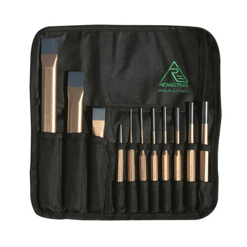 Rennsteig Chisel, Pin & Taper Punch Tool Set 11pc 90910953 RCP11