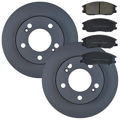 Front Rda Brake Disc Rotors (pair) & Brake Pads RDA7456 RDB1450 