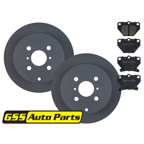 Rear Rda Brake Disc Rotors (pair) & Brake Pads RDA7780-RDB1429 