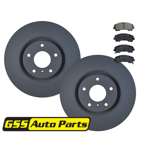 RDA Front Brake Disc Rotors (pair) & Brake Pads RDA7965-RDB2380