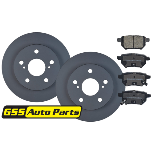 Rear Rda Brake Disc Rotors (pair) & Brake Pads RDA7970-RDB2016 