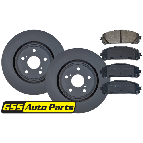 Front Rda Brake Disc Rotors (pair) & Brake Pads RDA8002-RDB2041 