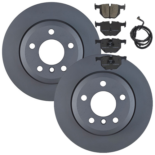 RDA Rear Brake Disc Rotors (pair) & Brake Pads RDA8005-RDB2247 thumbnail