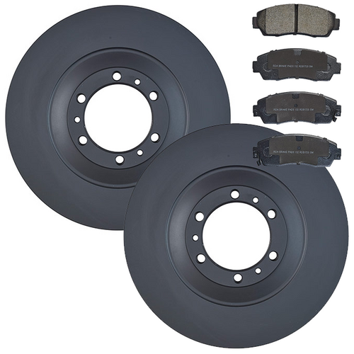 RDA Front Brake Disc Rotors (pair) & Brake Pads RDA8020-RDB1720