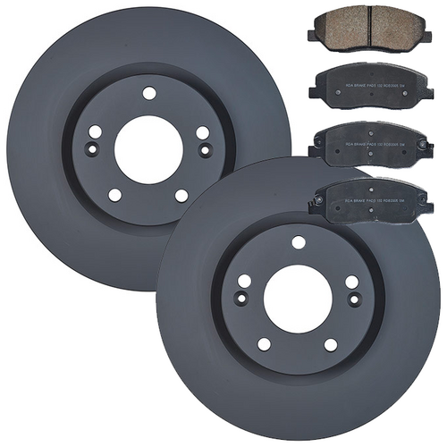 RDA Front Brake Disc Rotors (pair) & Brake Pads RDA8060 RDB2005