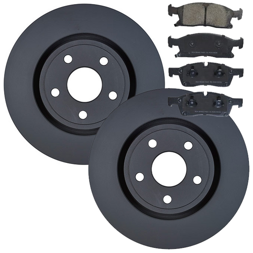 RDA Front Brake Disc Rotors (pair) & Brake Pads RDA8277-RDB2186