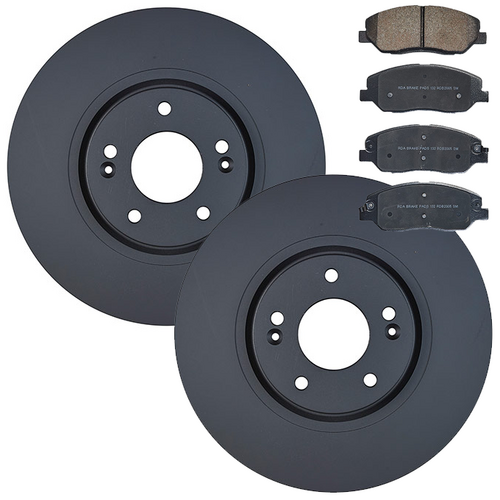 RDA Front Brake Disc Rotors (pair) & Brake Pads RDA8338-RDB2005
