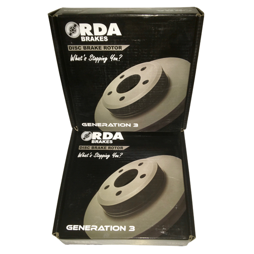 RDA Front Brake Disc Rotors Pair RDA8448