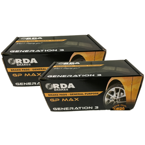 RDA Front & Rear General Purpose Brake Pad Set RDB1331 RDB1332   