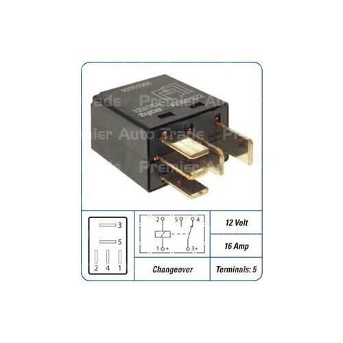 PAT Micro Relay 5 Pin 12V 16Amp Rel-036
