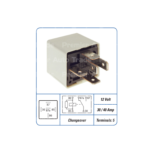 PAT Relay 5 Pin 12V Rel-037