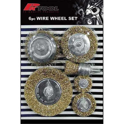 PK Tool Wire Wheel Brush Set 6 Piece RG1302