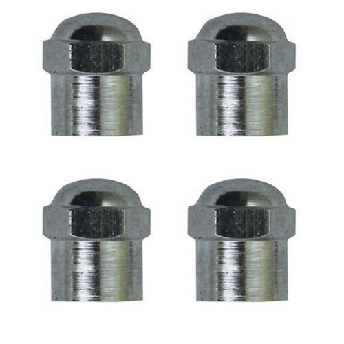 Pro-Tyre Valve Caps 4pcs Chrome Hex RG2756