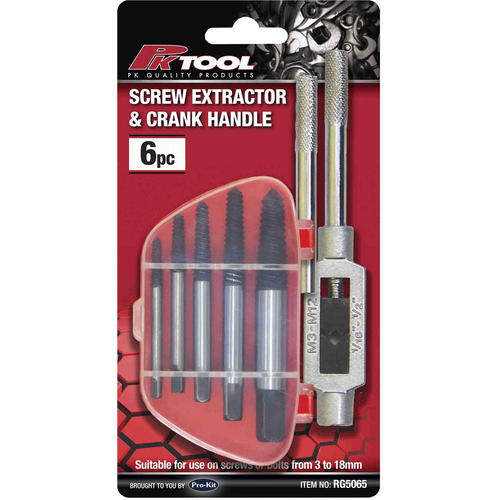 PK Tool Bolt And Screw Extractor Handle Set RG5065