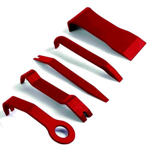 PK Tool Trim Removal & Scraper Set - 5pc 200mm Door Trim & Panel Clip Tools & Scrapers RG5335