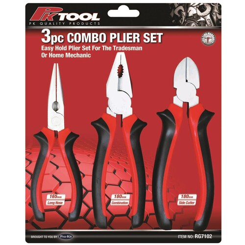 PK Tool 3 Piece Plier Set RG7102