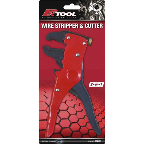 PK Tool Wire Stripper & Cutter - 2-In-1 RG7169
