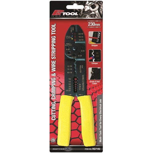 PK Tool 4-Way Crimping - 230Mm 9" RG7182