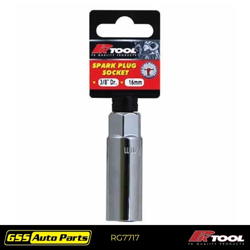 Pk Tool 16mm 3/8" Drive Cr-V Spark Plug Socket RG7717