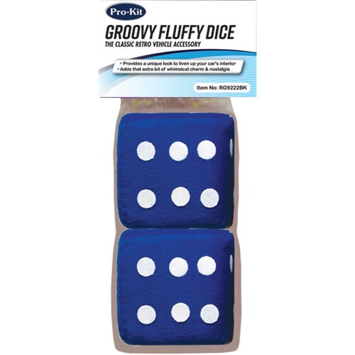 Pro Kit Blue Fluffy Dice RG9222BL