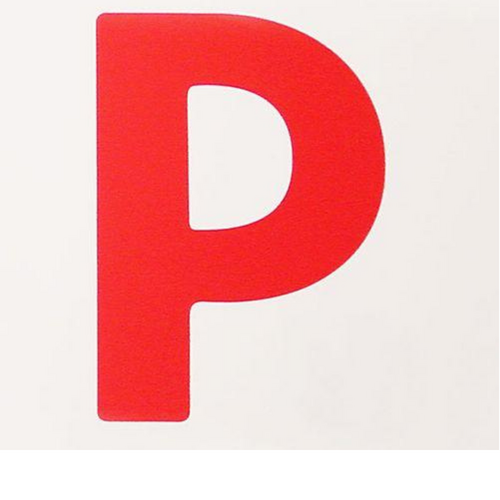 Pro-Kit Red Magnetic P Plates RG9386