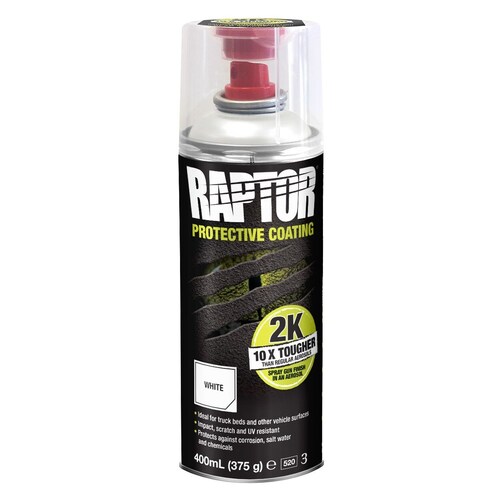 Raptor 2K Aerosol White RLW/AL 400mL (375g)