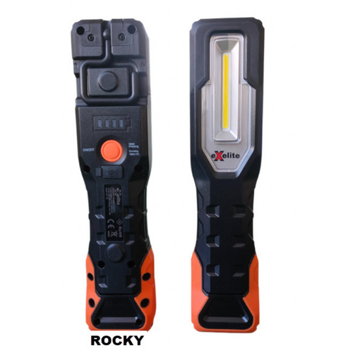 Exelite Heavy Duty Magnetic Angle Worklight & Torch ROCKY