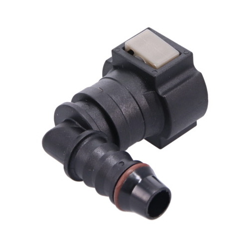 PAT Gm Female Efi 90deg Adaptor 3/8 Tube To 3/8 Barb Plastic RWF-812-06-06P
