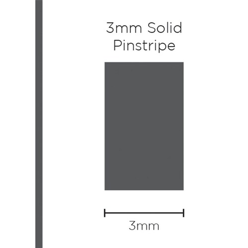 SAAS Pinstripe 3Mm Solid - Charcoal 1108