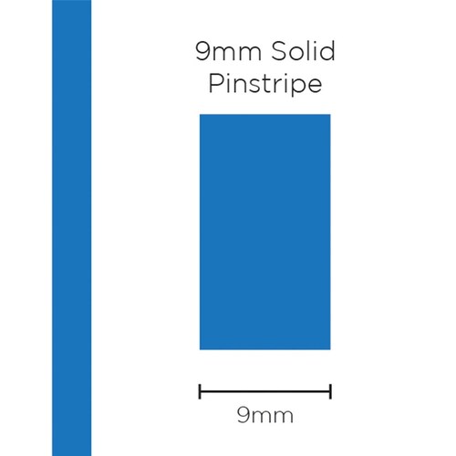 SAAS Pinstripe 9mm Solid - Medium Blue 11304
