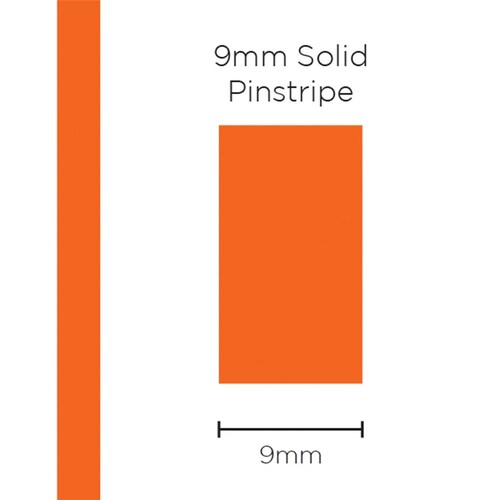 SAAS Pinstripe 9mm Solid - Orange 11318