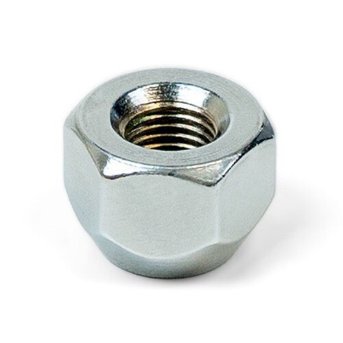 SAAS Single Wheel Nut Chrome 1/2" Thread OE Size OE Style Open End Type SKU: 11611B