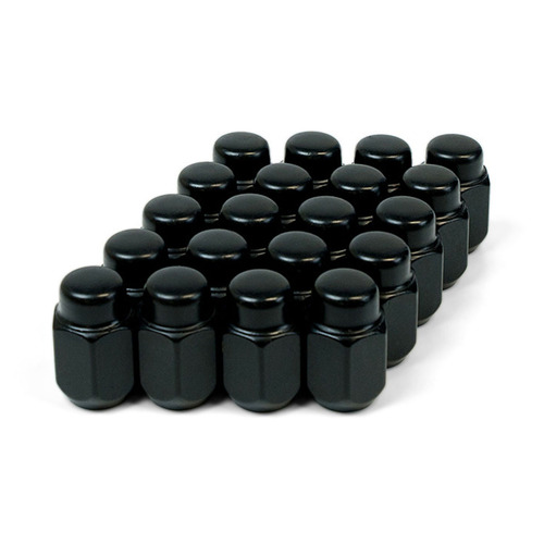 SAAS Wheel Nut Acorn Taper 7/ 16 Black Chrome SAAS-23520BBC