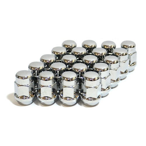SAAS Wheel Nut Acorn Bulge 7/1 6 Chrome 35mm SAAS-33530B