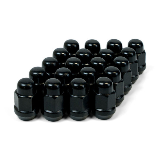 SAAS Wheel Nut Acorn Bulge 7/1 6 Black 35mm SAAS-33530BBC