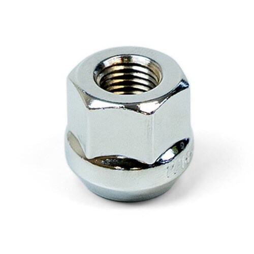 SAAS Single Wheel Nut Chrome M14X1.50 Thread Bulge Open End Type SKU: 52169B