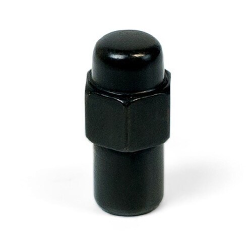 SAAS Single Wheel Nut 43mm Length Black M12x1.25 Thread Mag Type SKU: 74345BBC