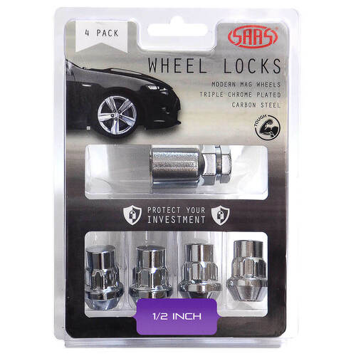 SAAS Lock Nuts Splined Bulge 1 /2 Pk 4 SAAS-913021