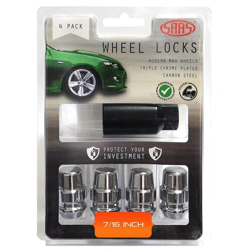 SAAS 923320 Lock Nuts Splined Acorn Bulge 7/16 Pk 4 SKU: 923320