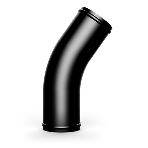 SAAS Black Aluminium Pipe 76mm Id X 45 Deg SAAS-SAP7645B