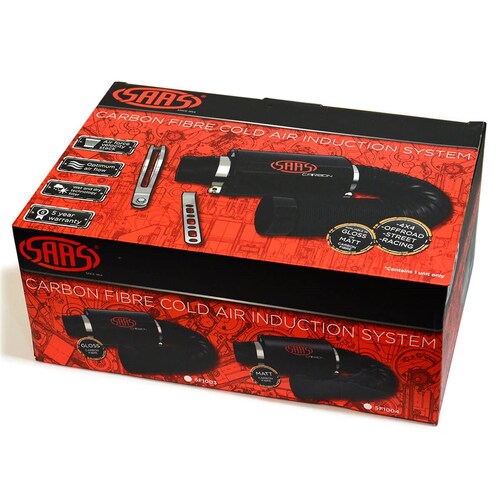 SAAS Carbon Cold Air Filter Box Kit 76mm SF1003