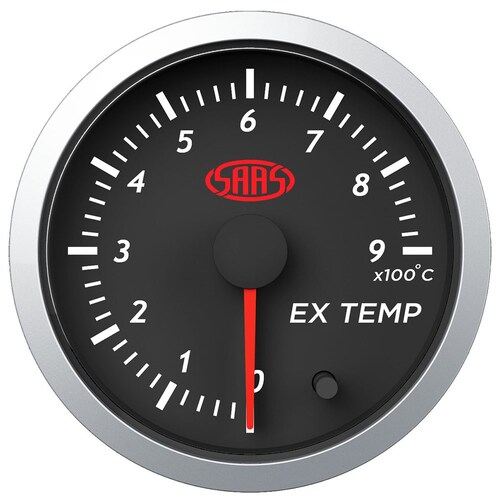 SG21240 Exhaust Temp Gauge 0-¦-900-¦ 52mm Black Street Series