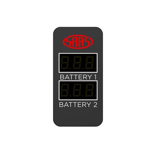 SG81513 Dual Volt Digital Switch Gauge 8V-18V 39 X 23