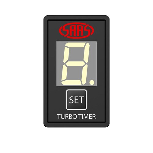 SAAS Turbo Timer Digital Switch Gauge Auto 40 X 20 SG81801