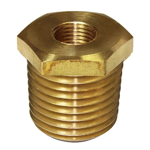 SAAS Brass Sender Adapter Bush 3/8-18 NPT to 1/8-27 NPT SGA-320051