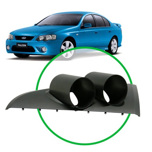 SAAS Sgpbabf Dash Gauge Pod Fits Falcon Ba/Bf Charcoal (2 Gauges) SGPBABF